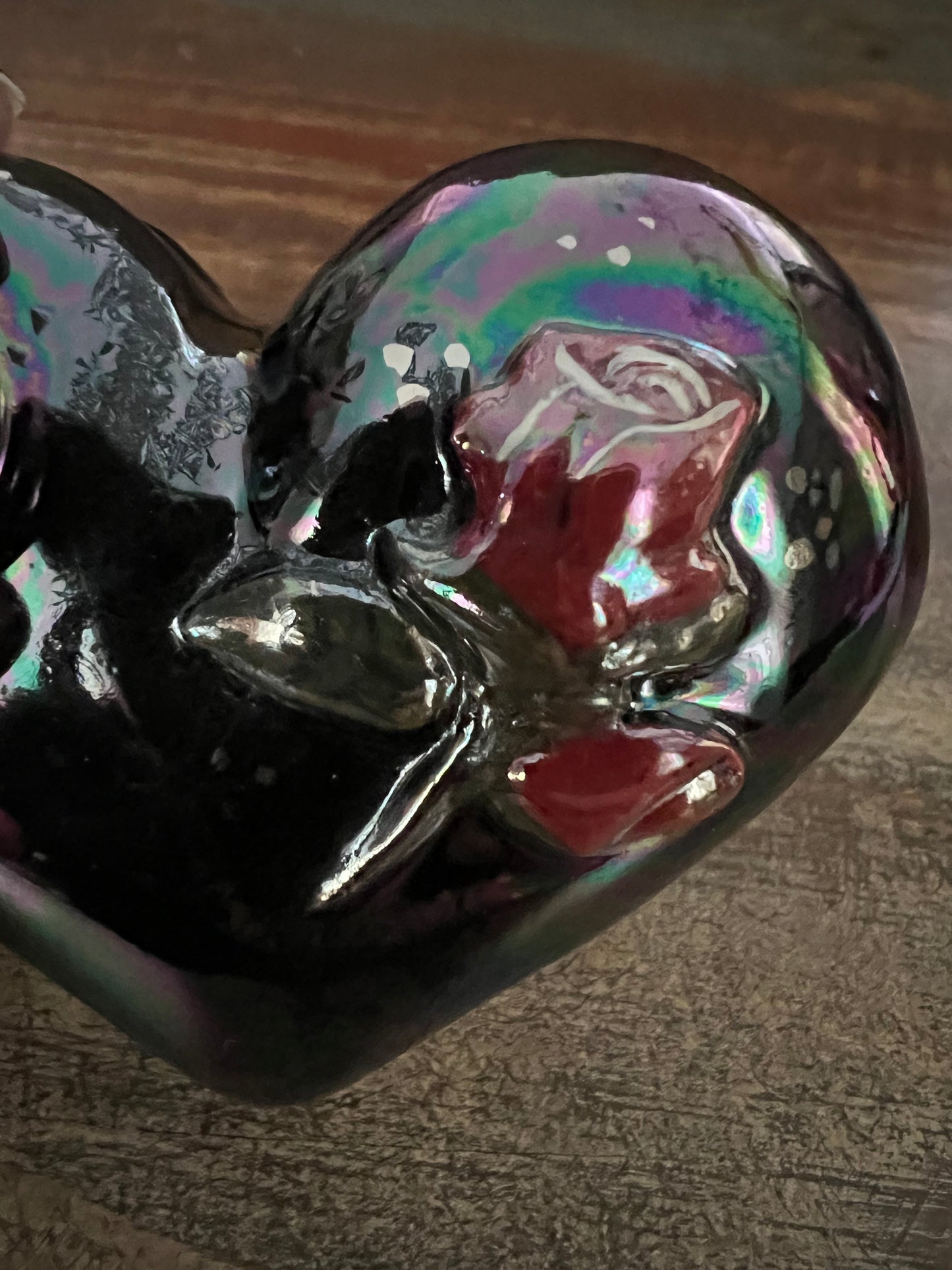 Pillow Pipe Heart ~ “Rosey Love”