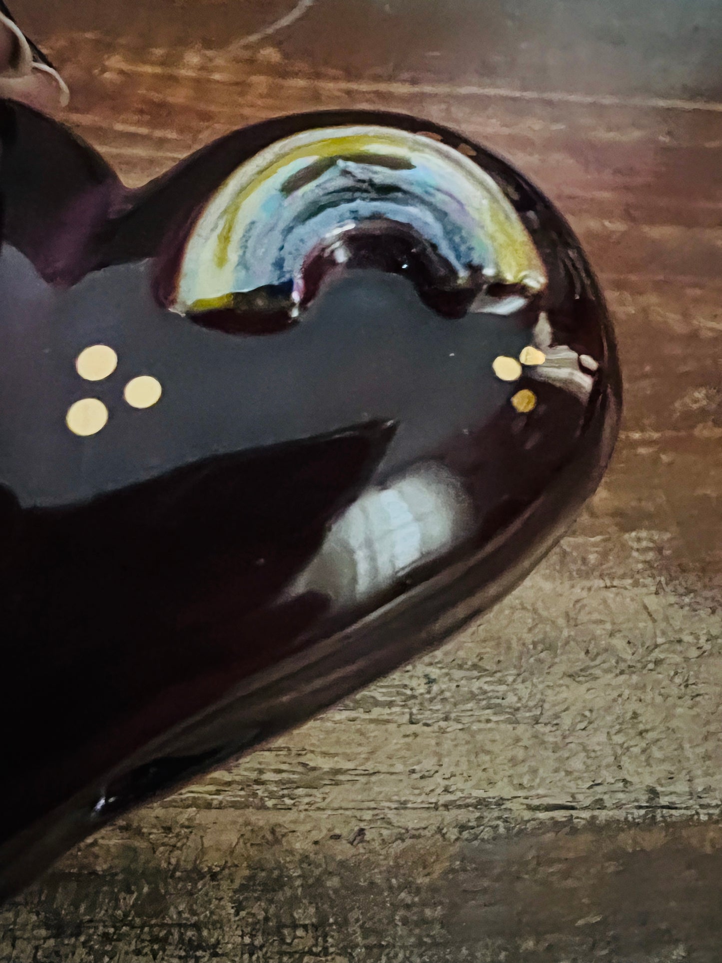 Pillow Pipe Heart ~ “Merlot Pride”