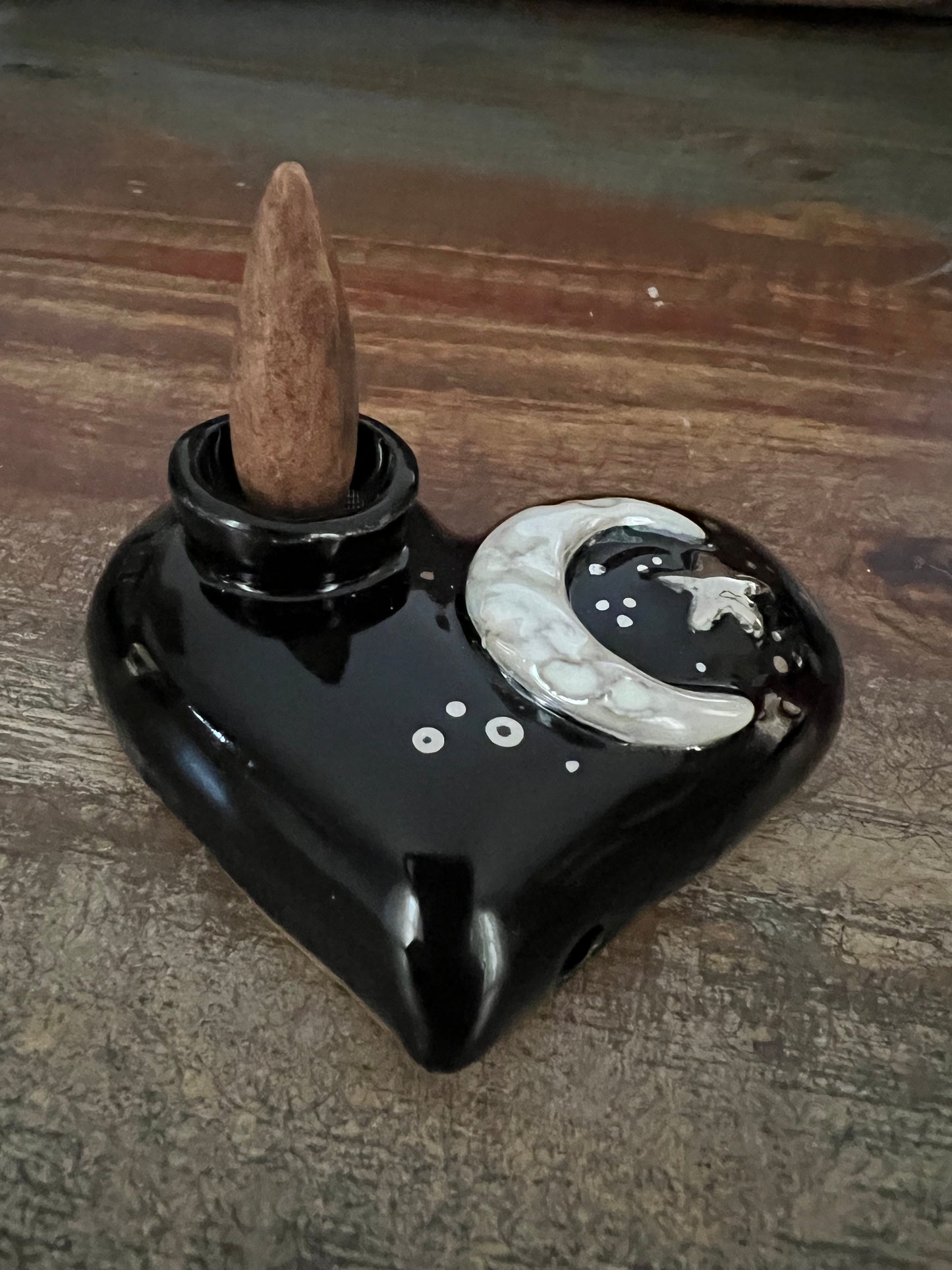 Pillow Pipe Heart ~ “Midnight Moon”
