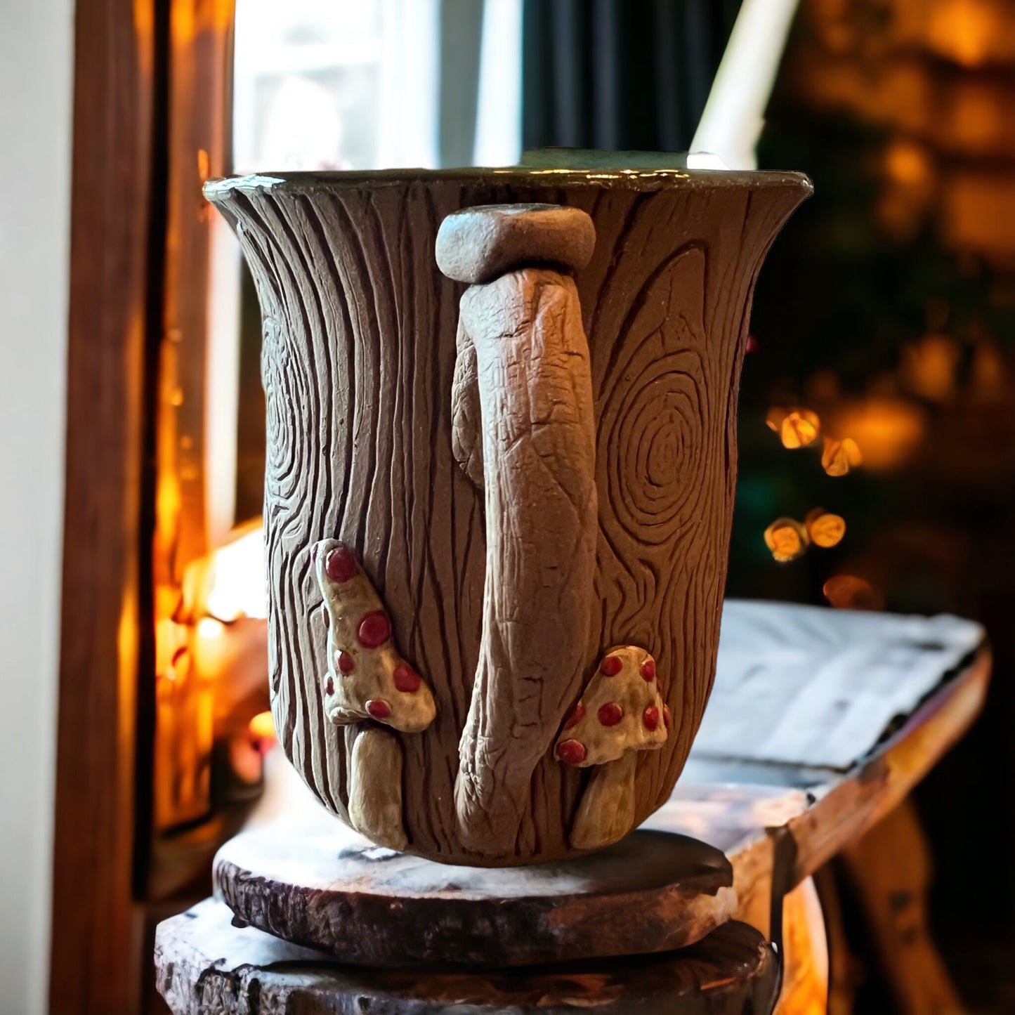 Mug ~ Woodland with Mushrooms