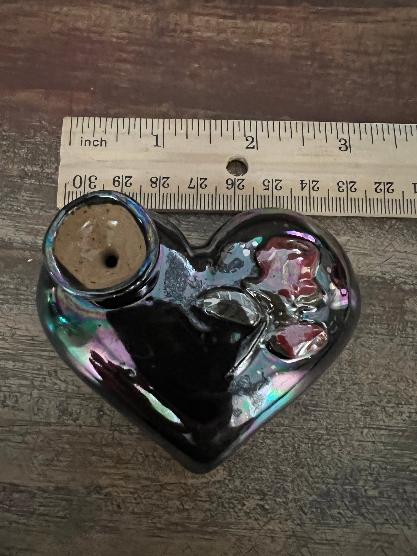 Pillow Pipe Heart ~ “Rosey Love”