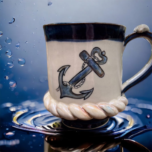 Mug ~ Nautical Anchor  #2